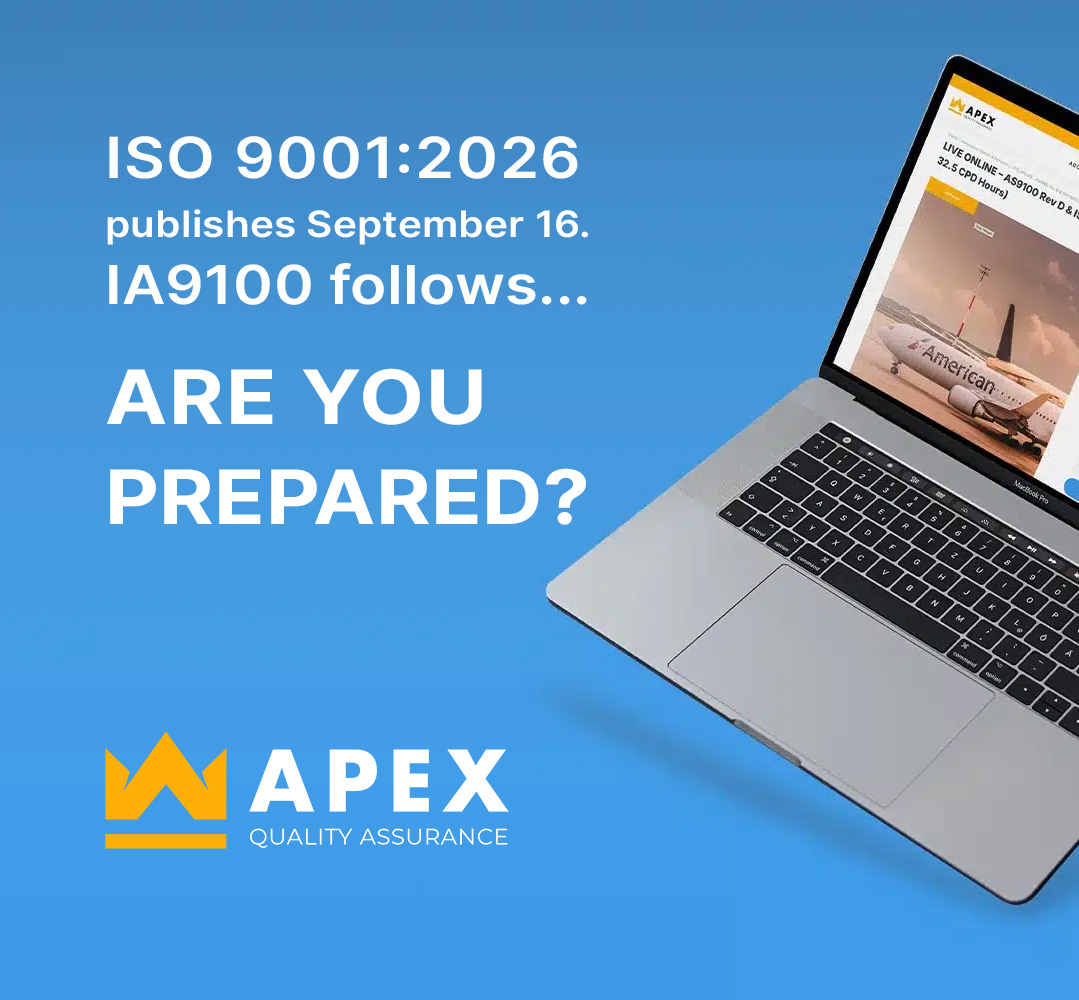 IA 9100 Transition Tranining Apex QA